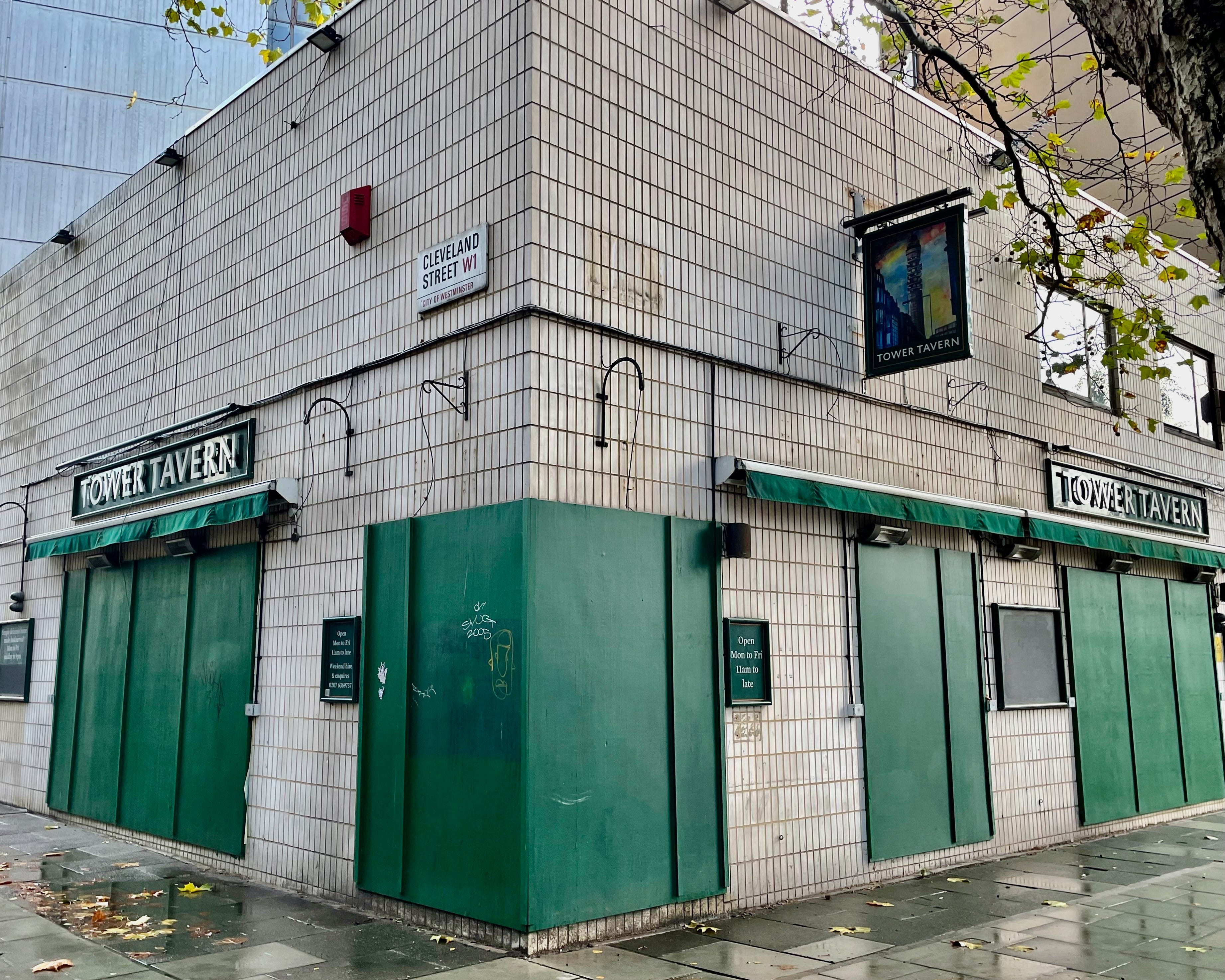 Tower pub outlet