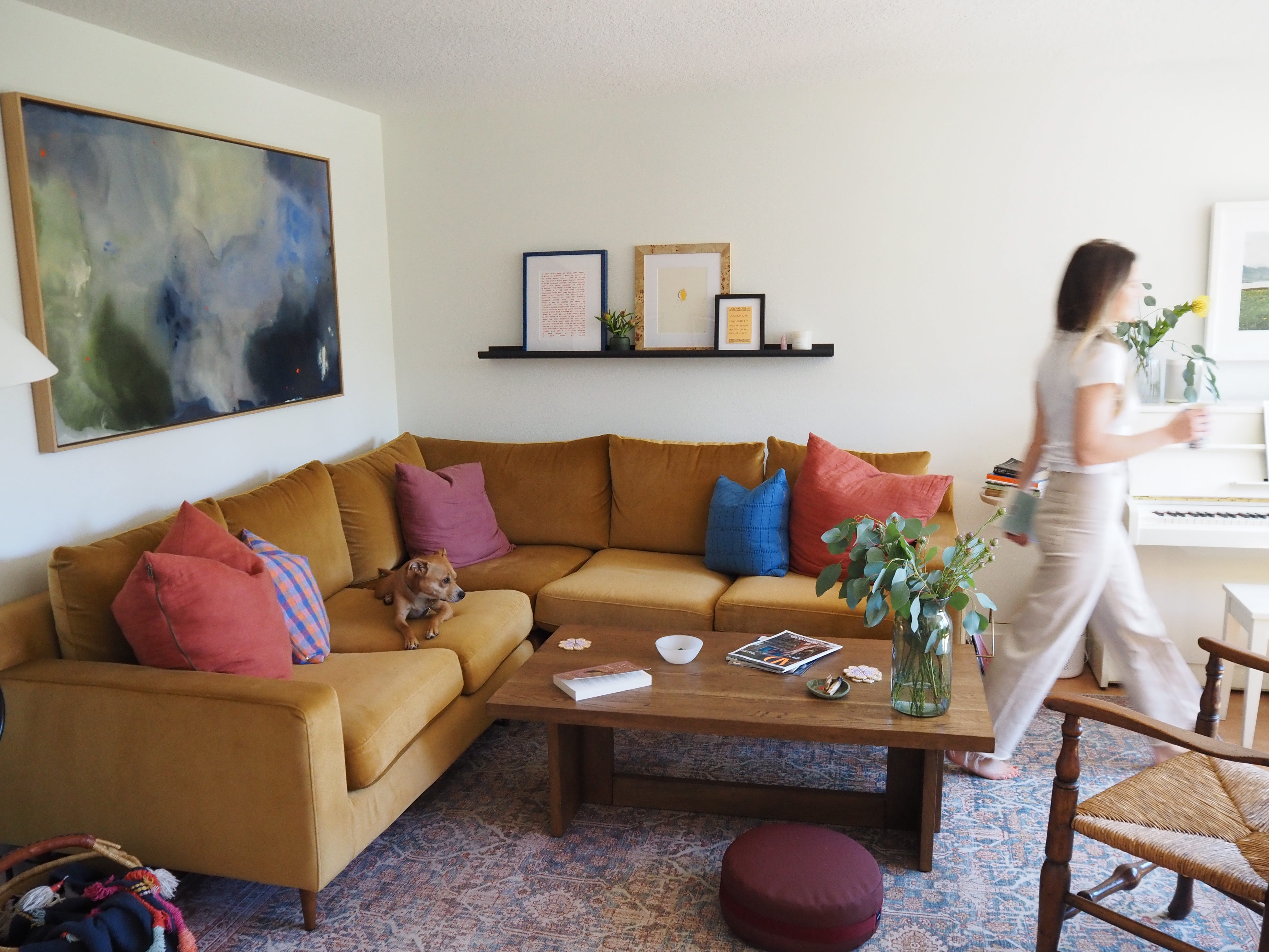 Issue #148: A Reveal of My Bright and Colorful Living Room
