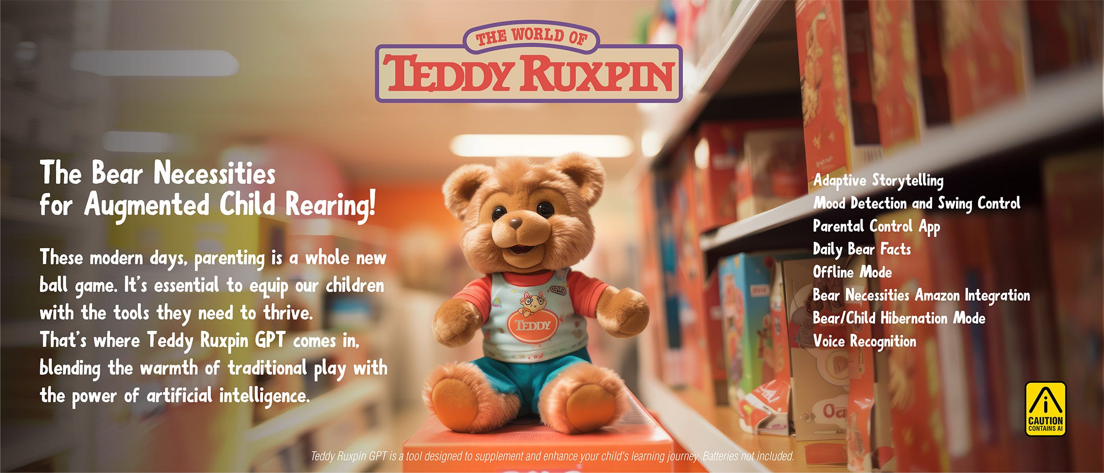 Teddy ruxpin the storytelling and magical bear hotsell