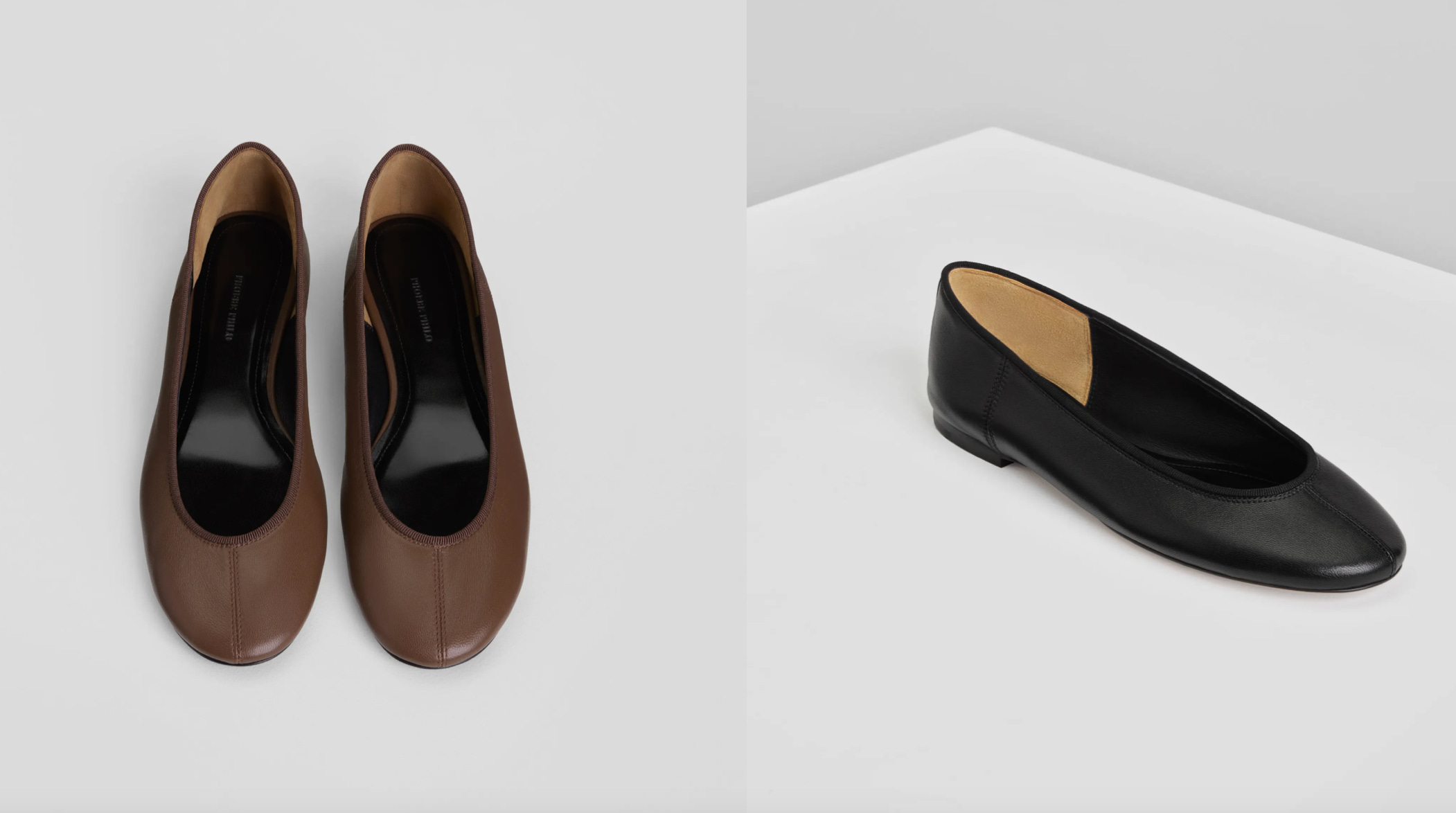 Toe cleavage ballet flats 2025