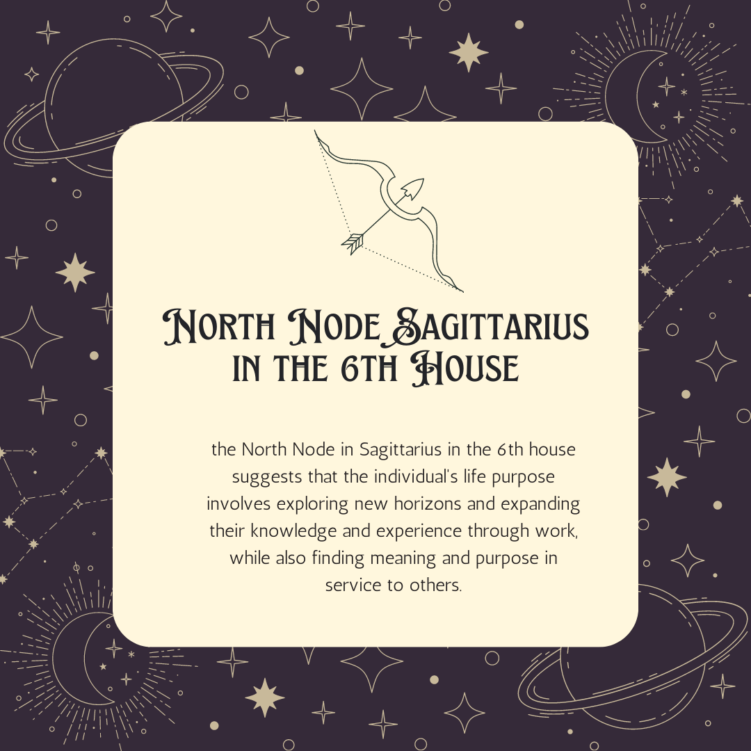 Comprensive Guide to the North Node in Sagittarius in the 6th House