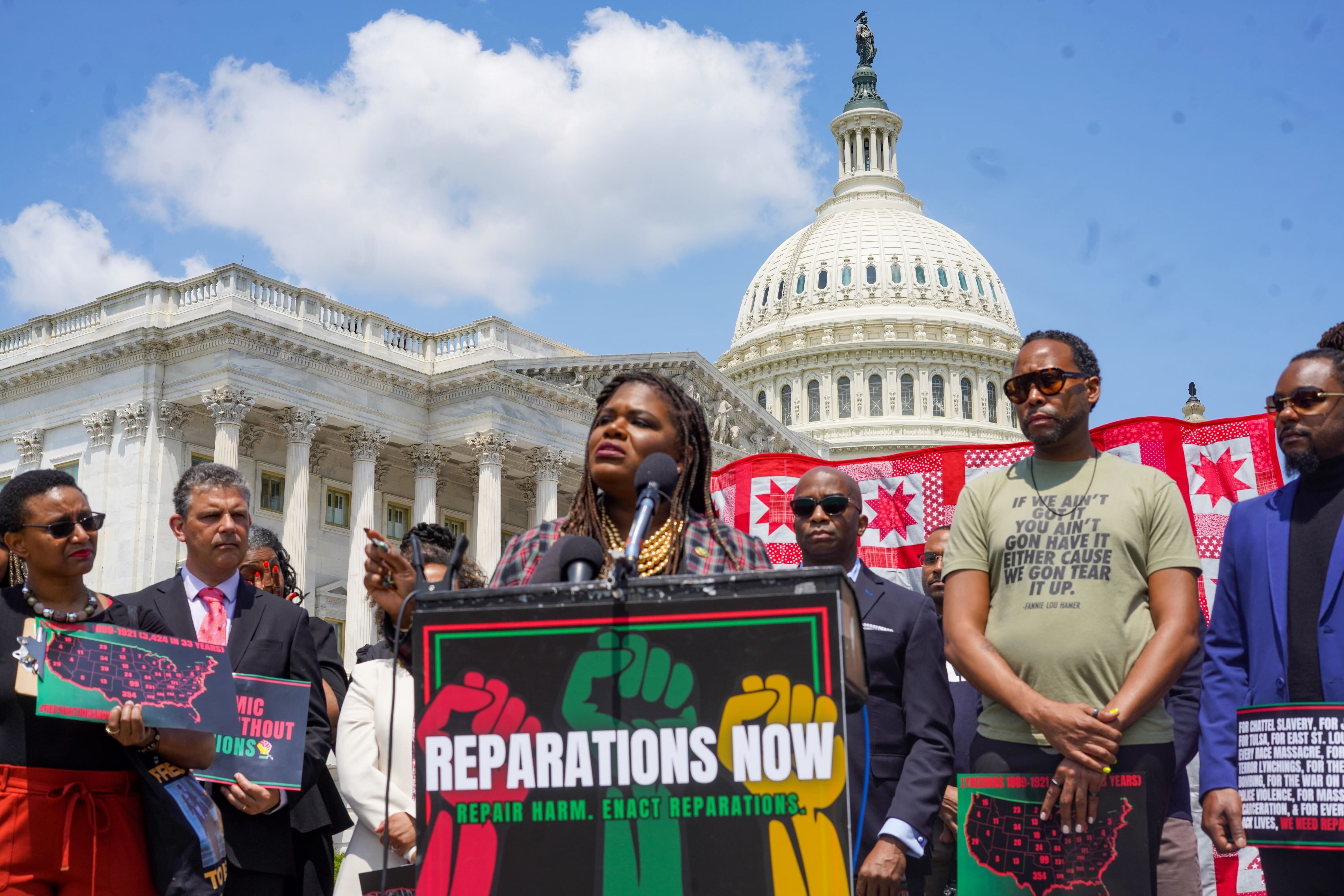 Why Cori Bush won’t give up on her push for federal reparations