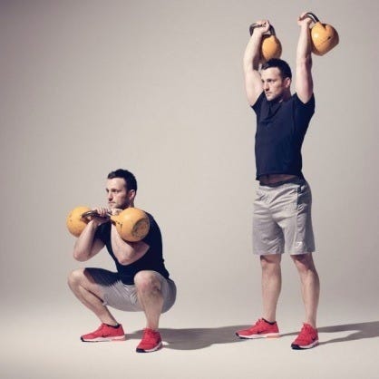 Ejercicios de best sale fuerza con kettlebell