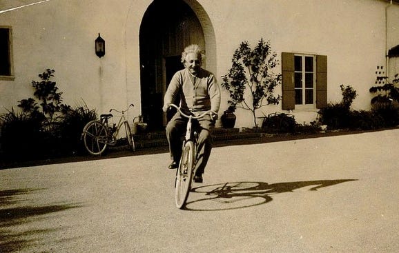Albert einstein bicycle 2025