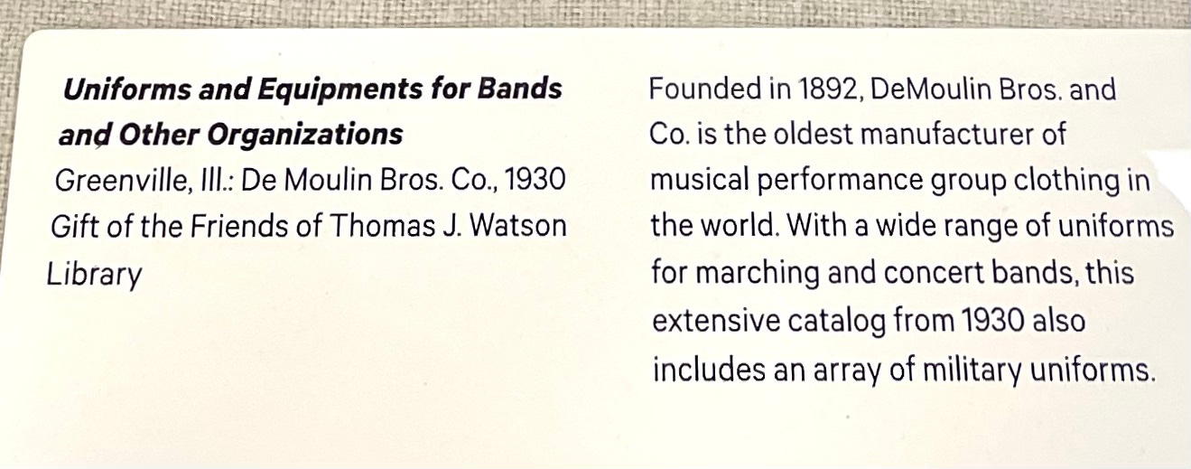 Finally, a Museum Exhibit of Trade Catalogs!