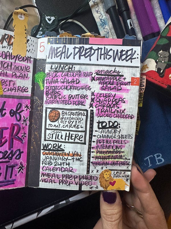 Shutterbean Meal Prep Lists by Tracy Benjamin