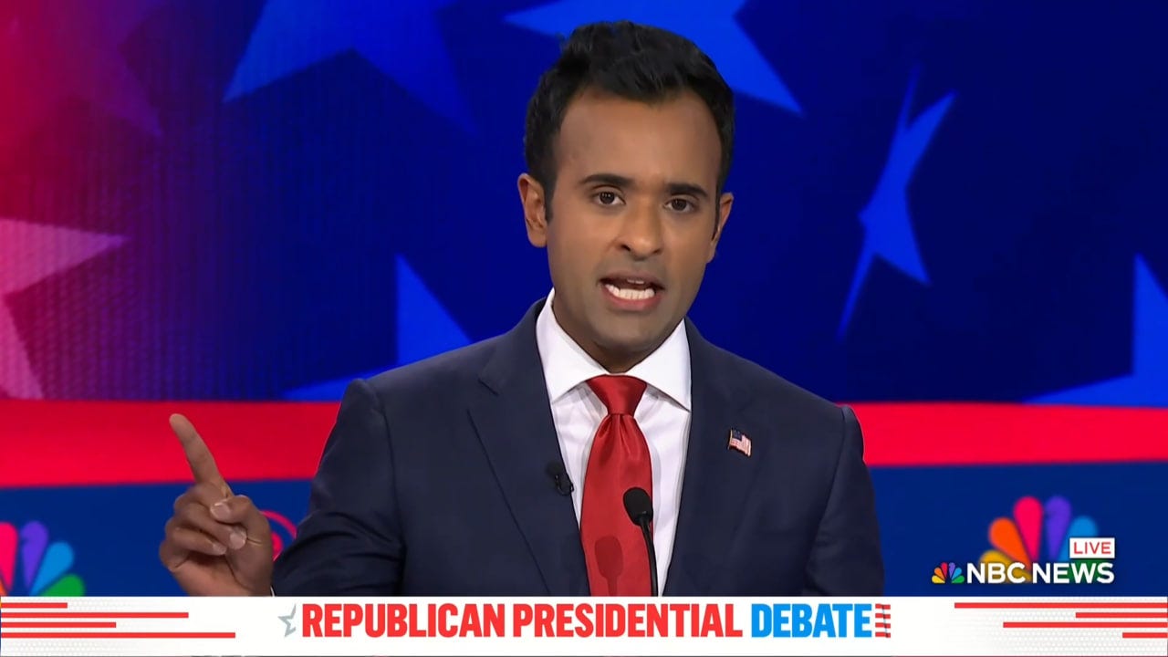 Vivek Ramaswamy Calls Joe Biden a ‘Puppet’ Live on National TV | Jew ...