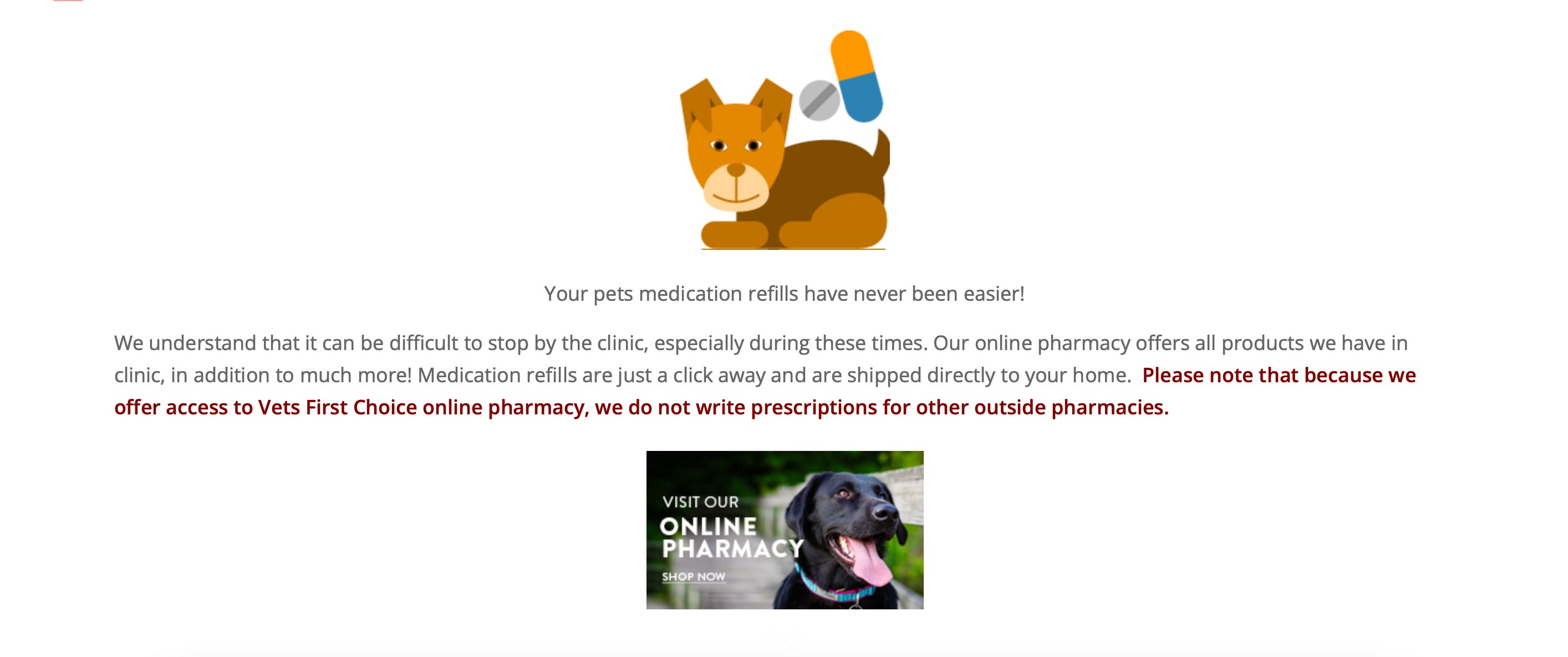 Entirely clearance pet meds