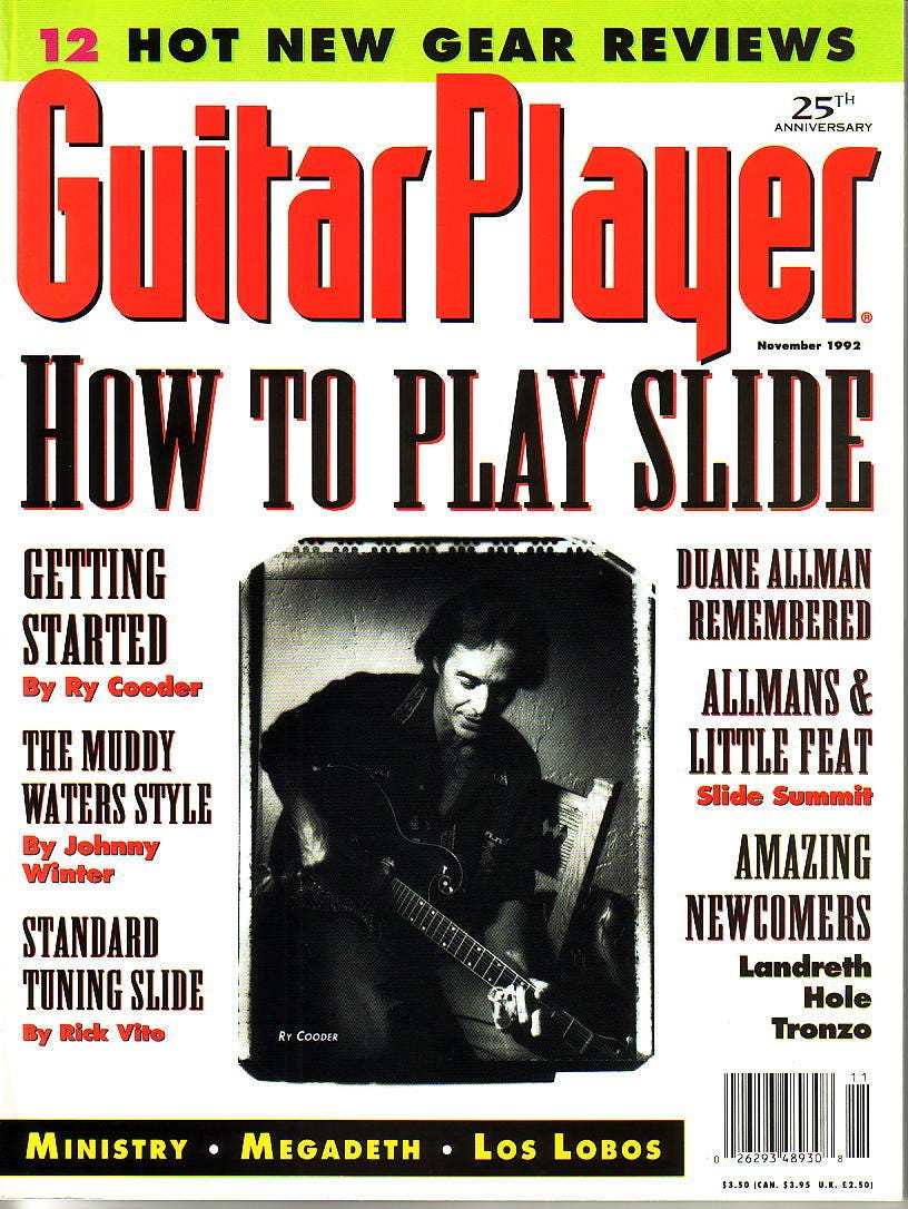 Ry cooder slide guitar on sale