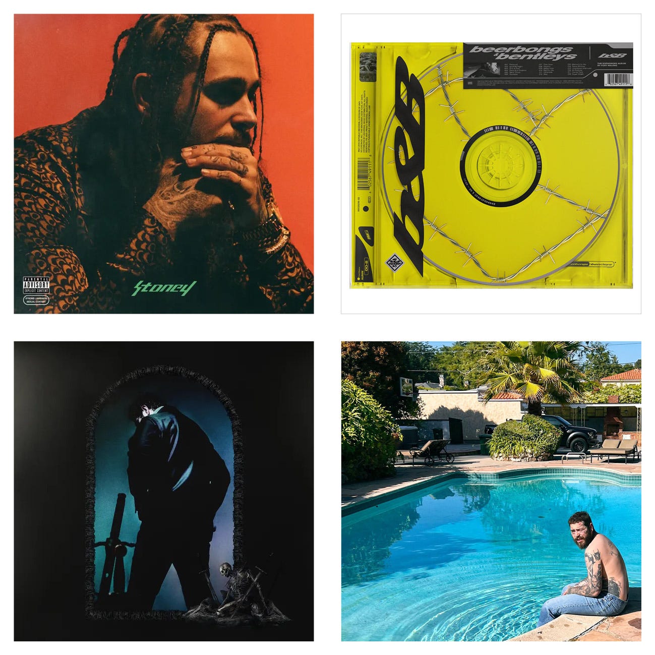 Post Malone AUSTIN ALBUM COVER REVIEW by Sam Thomas