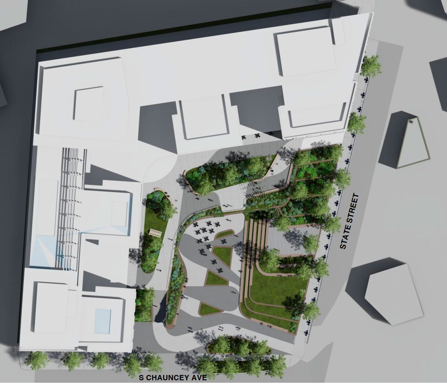Next up for Chauncey Hill Mall: 13-story development, plaza proposed ...