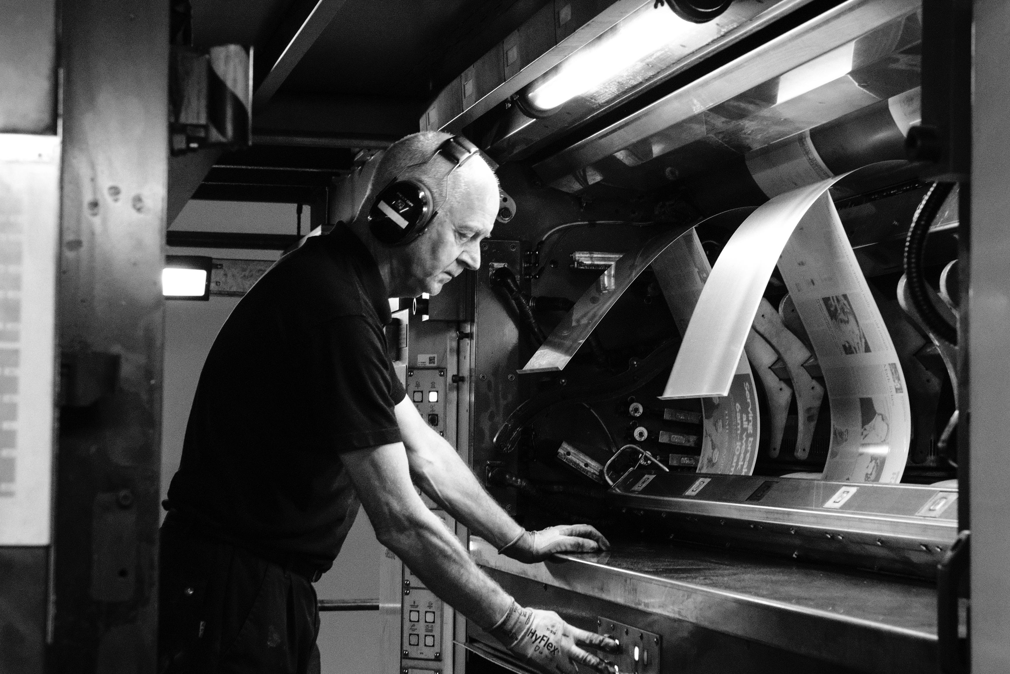 Inkies The men and women working the world s biggest printing press