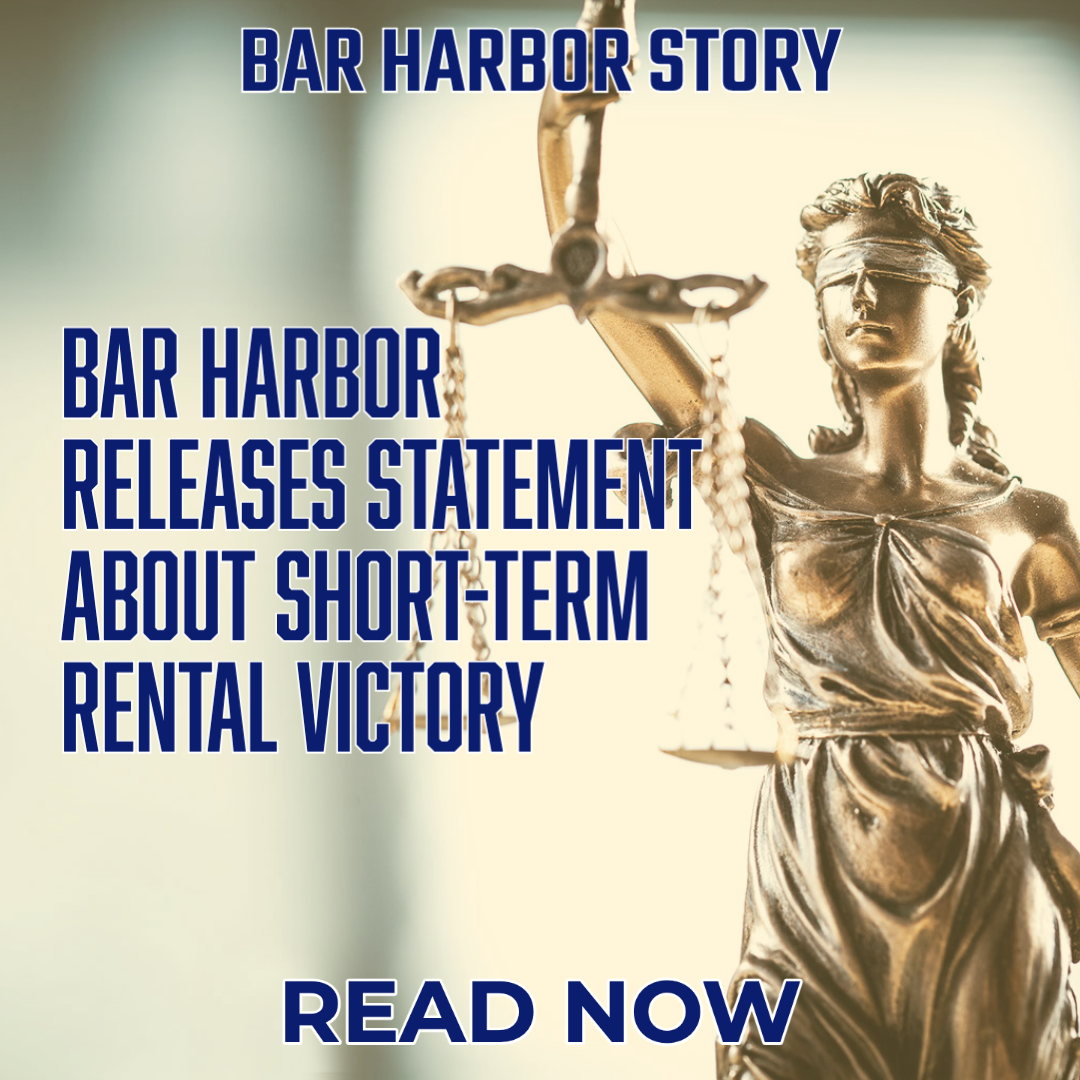 Bar Harbor Releases Statement About ShortTerm Rental Victory Bar