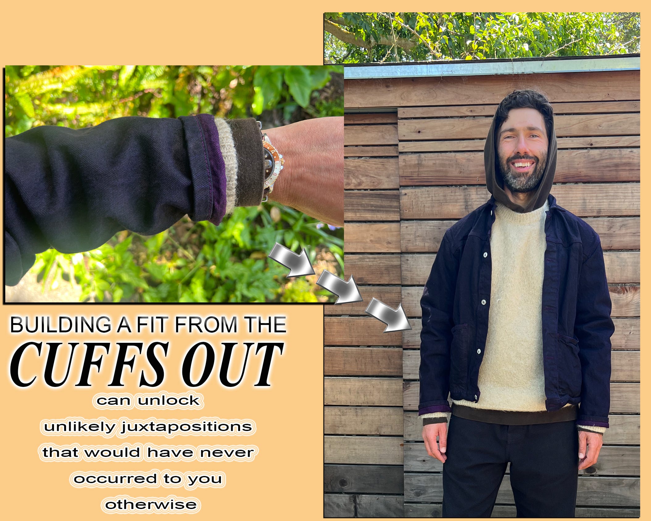 Get dressed from the cuffs out Blackbird Spyplane