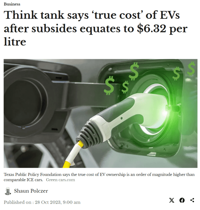 Electric Vehicles Unveiling the Hidden Costs