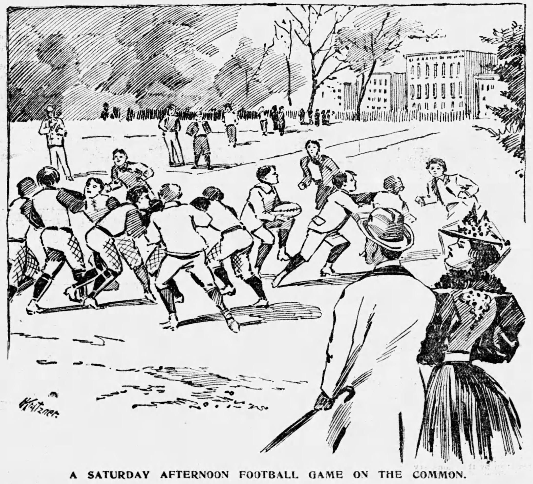 Today's Tidbit... Youth Football in 1895 Boston