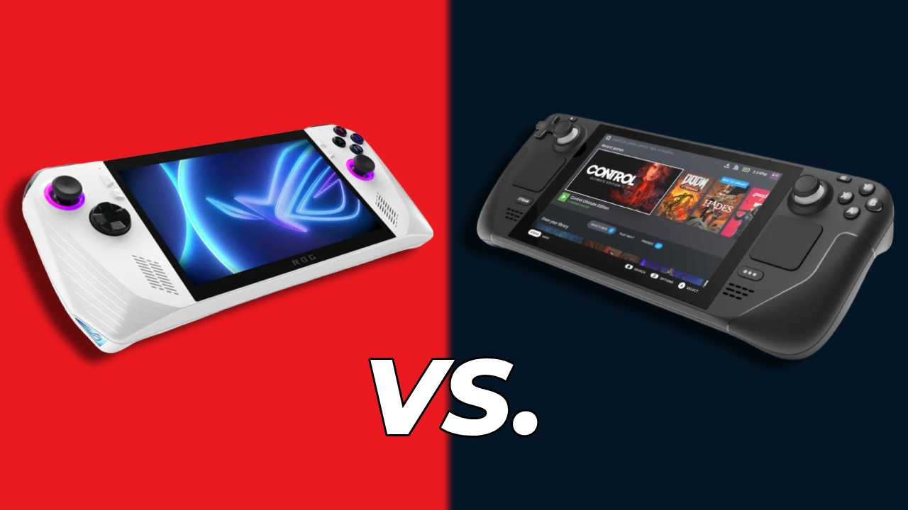 Asus ROG Ally vs Steam Deck which portable gaming PC comes out on top?