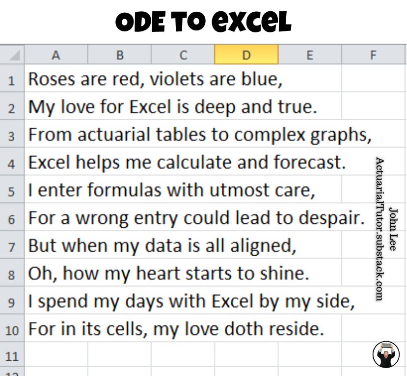 Ode to Excel