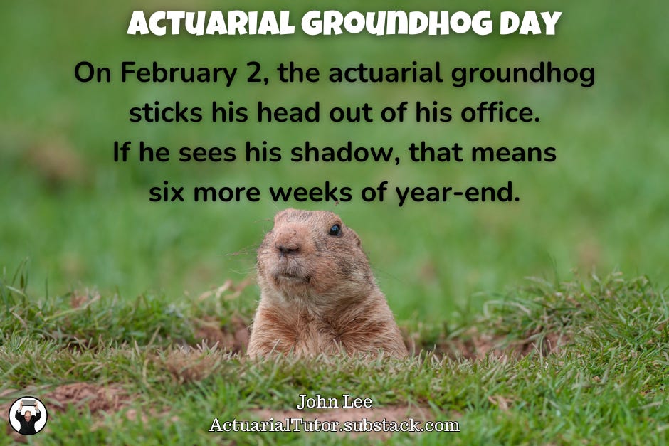 Happy Actuarial Groundhog Day!