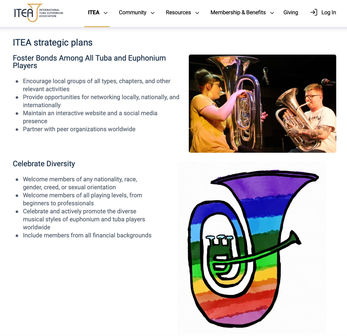 International tuba euphonium association cheap