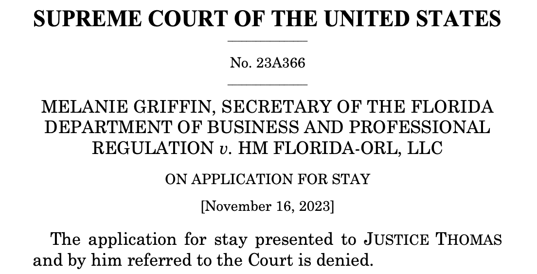 Supreme Court denies Florida s request to enforce anti drag law