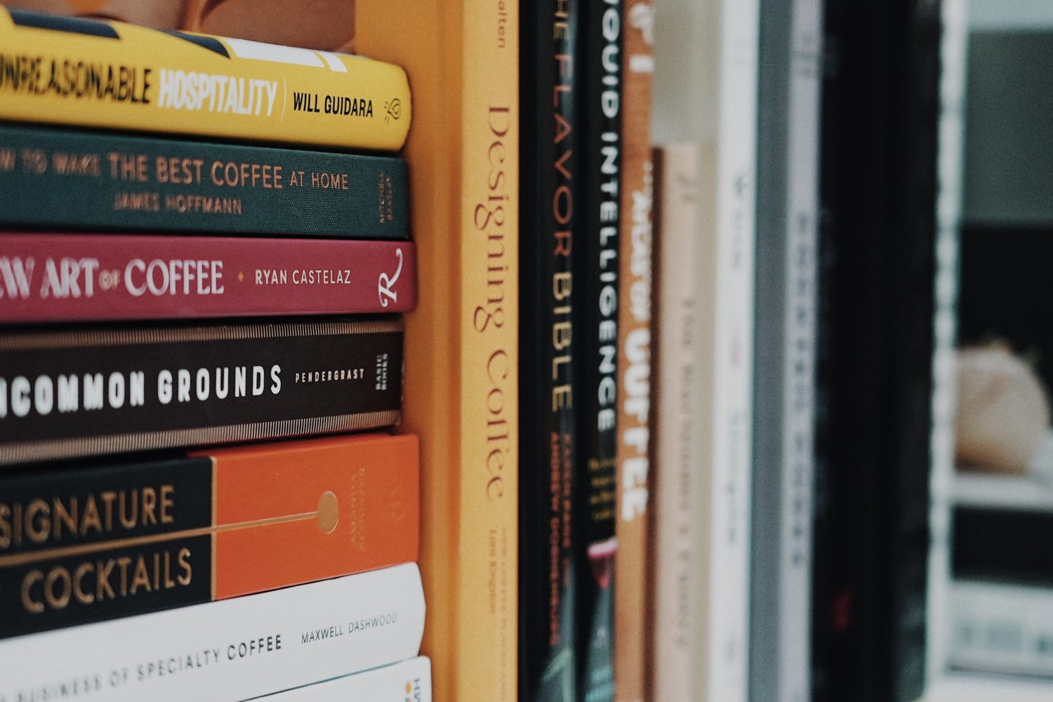 A look at my coffee bookshelf - by Morgan Eckroth