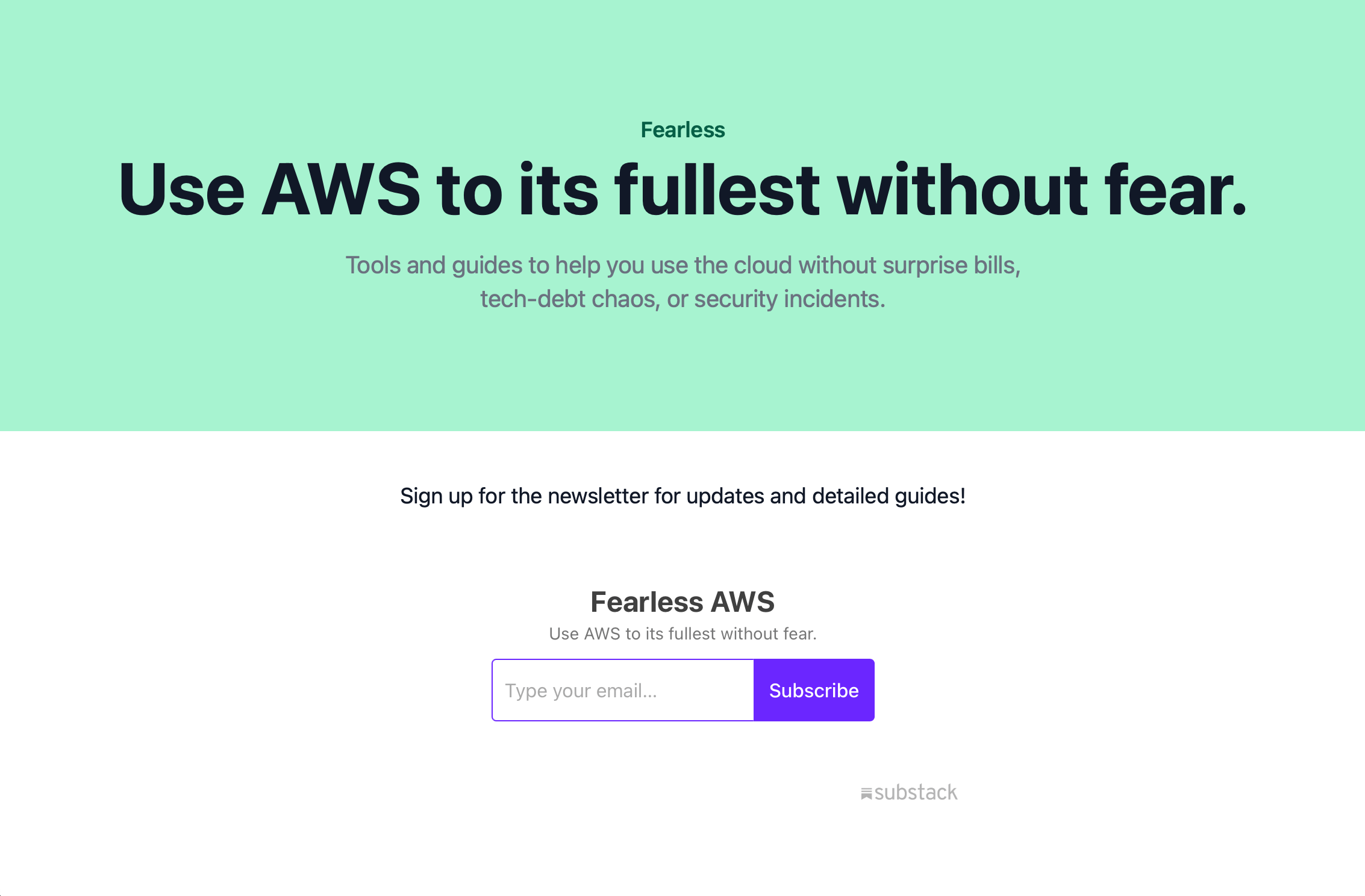 Creating the fearless.tools website - by Tim Myers