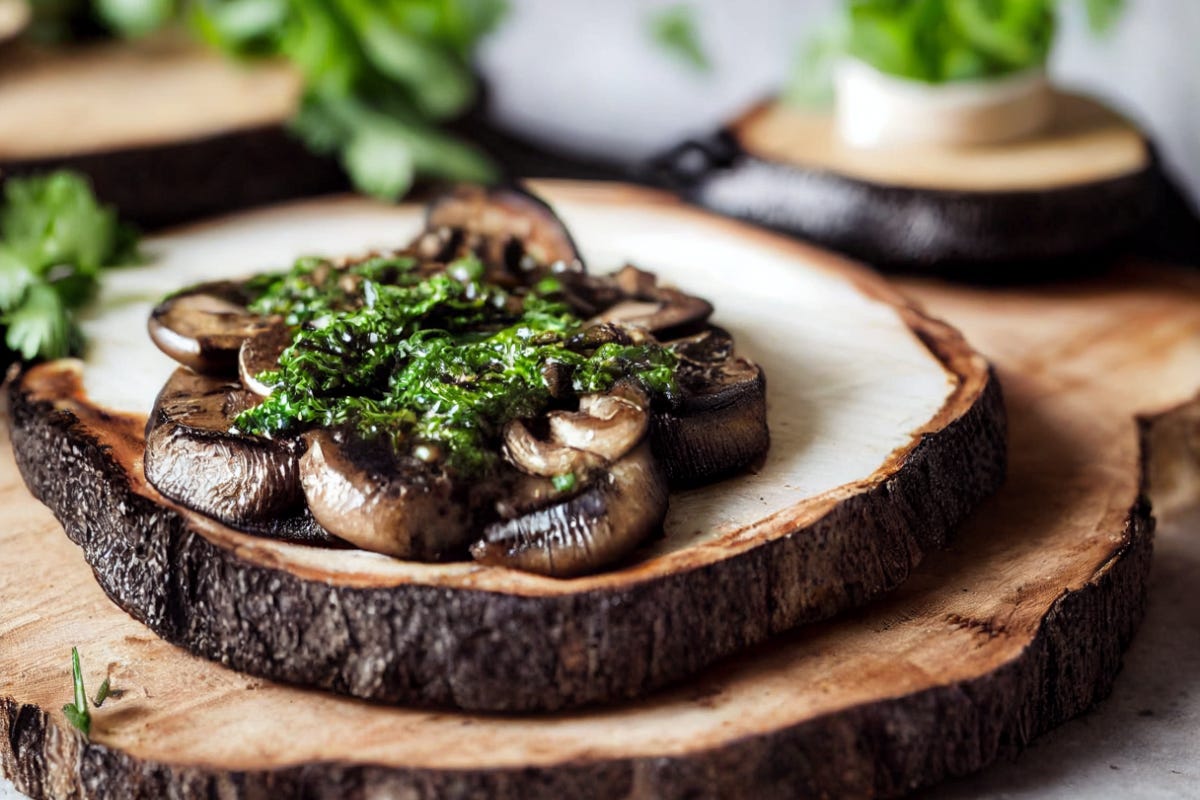 Grilled Portobello Mushrooms with Chimichurri