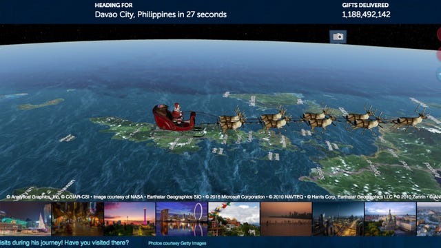 Nasa top santa tracker
