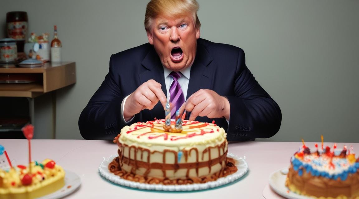 Happy Birthday Donald Trump! - by Rich Herschlag