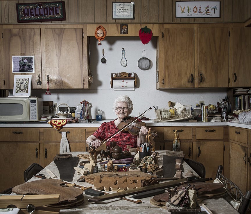 Violet Hensley, 106, the Stradivarius of the Ozarks