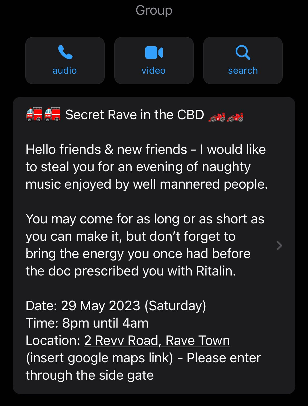 Rave videos with friends outlet