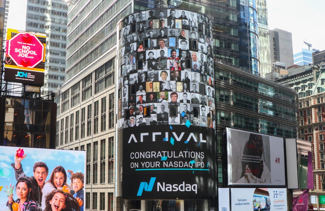 Arrival online ev twitter