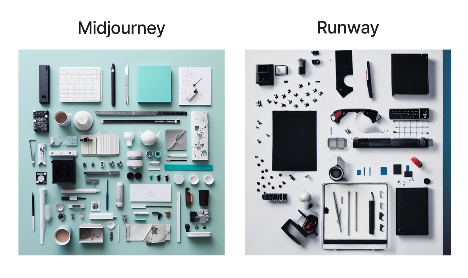 Midjourney vs. Runway - by Mia Blume - Designing with AI