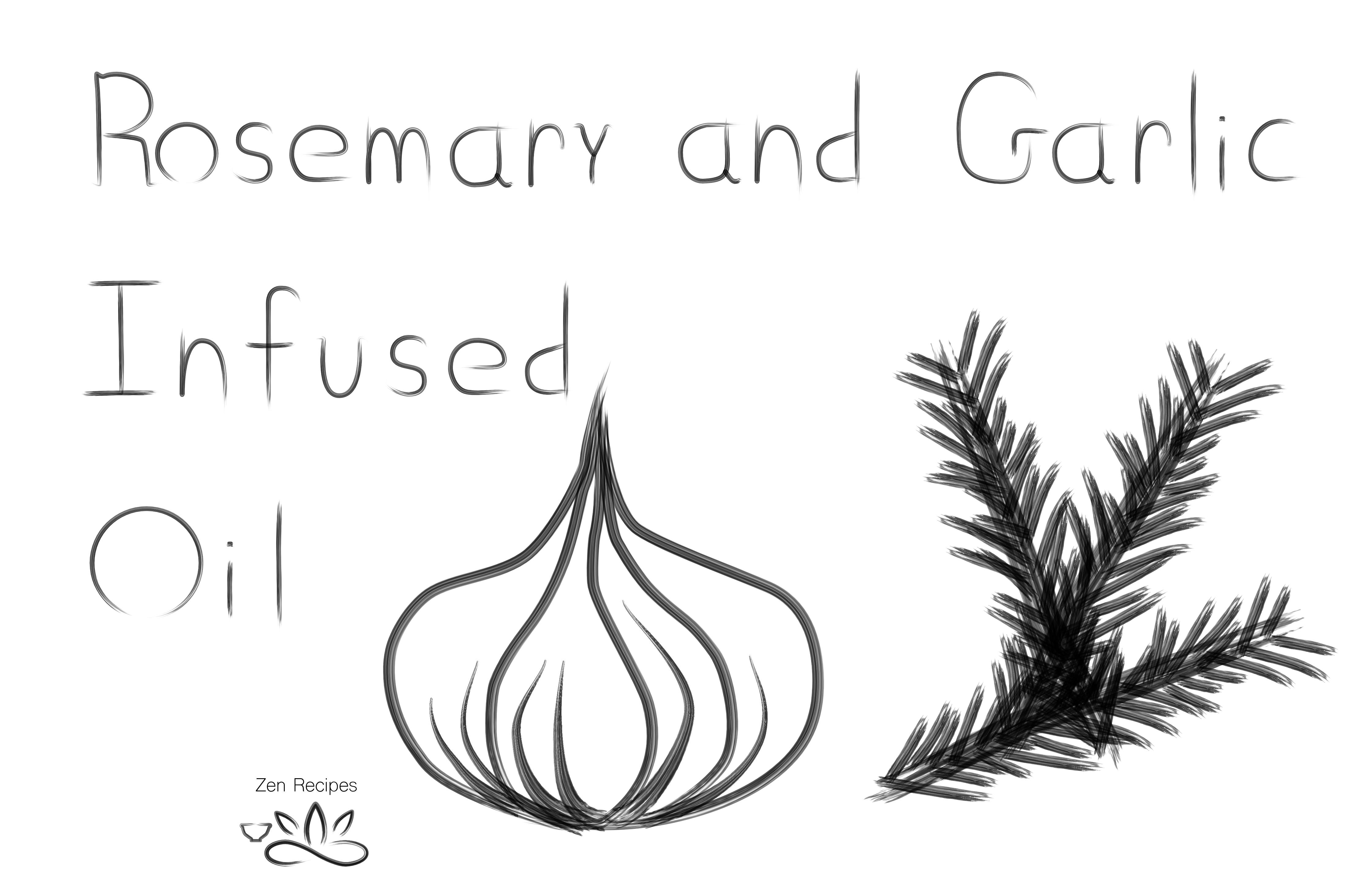 Rosemary and Garlic Infused Oil Zen Palate