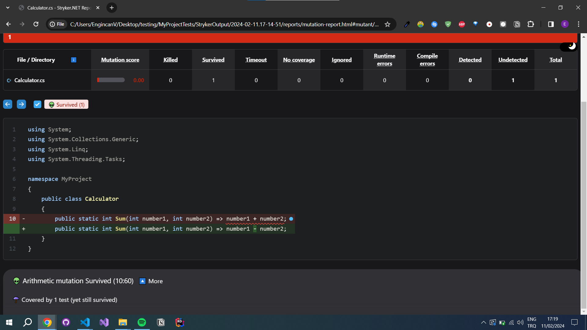 Mutation Testing in C# with Stryker - Engincan Veske