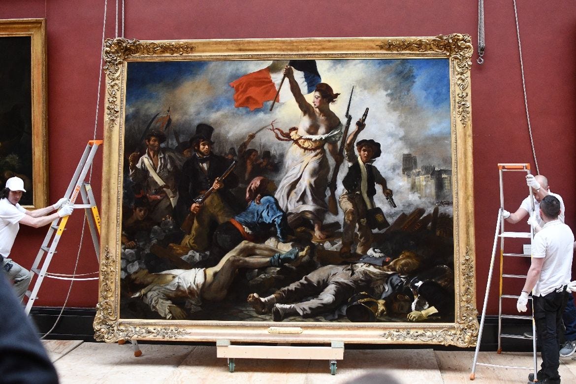 Unveiling the restoration of Delacroix's masterpiece !