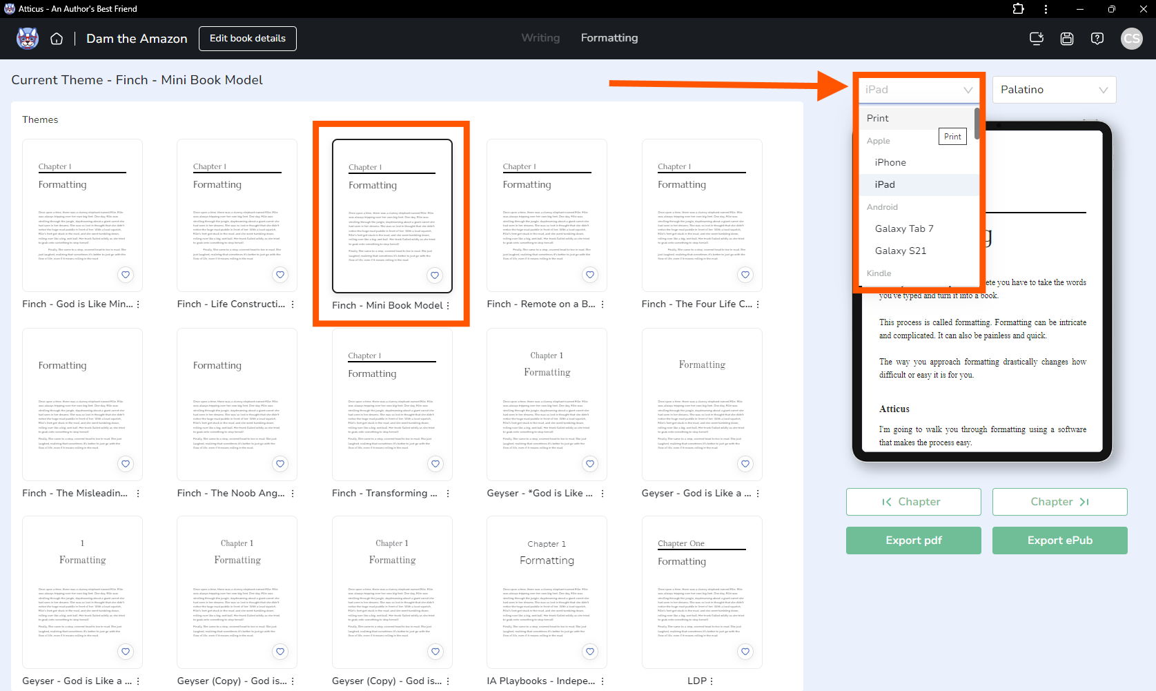 Atticus Book Formatting Made Easy by Chris Stanley