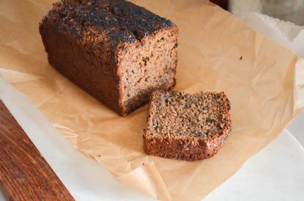 Tahini Buckwheat Banana Bread
