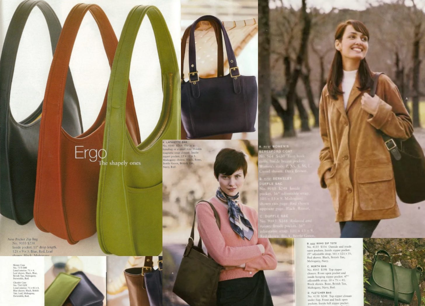 バッグ Vintage Coach XL Duffel Sac Leaf Green Vintage Coach XL Duffel Sac Leather Shoulder Bag Leaf Green