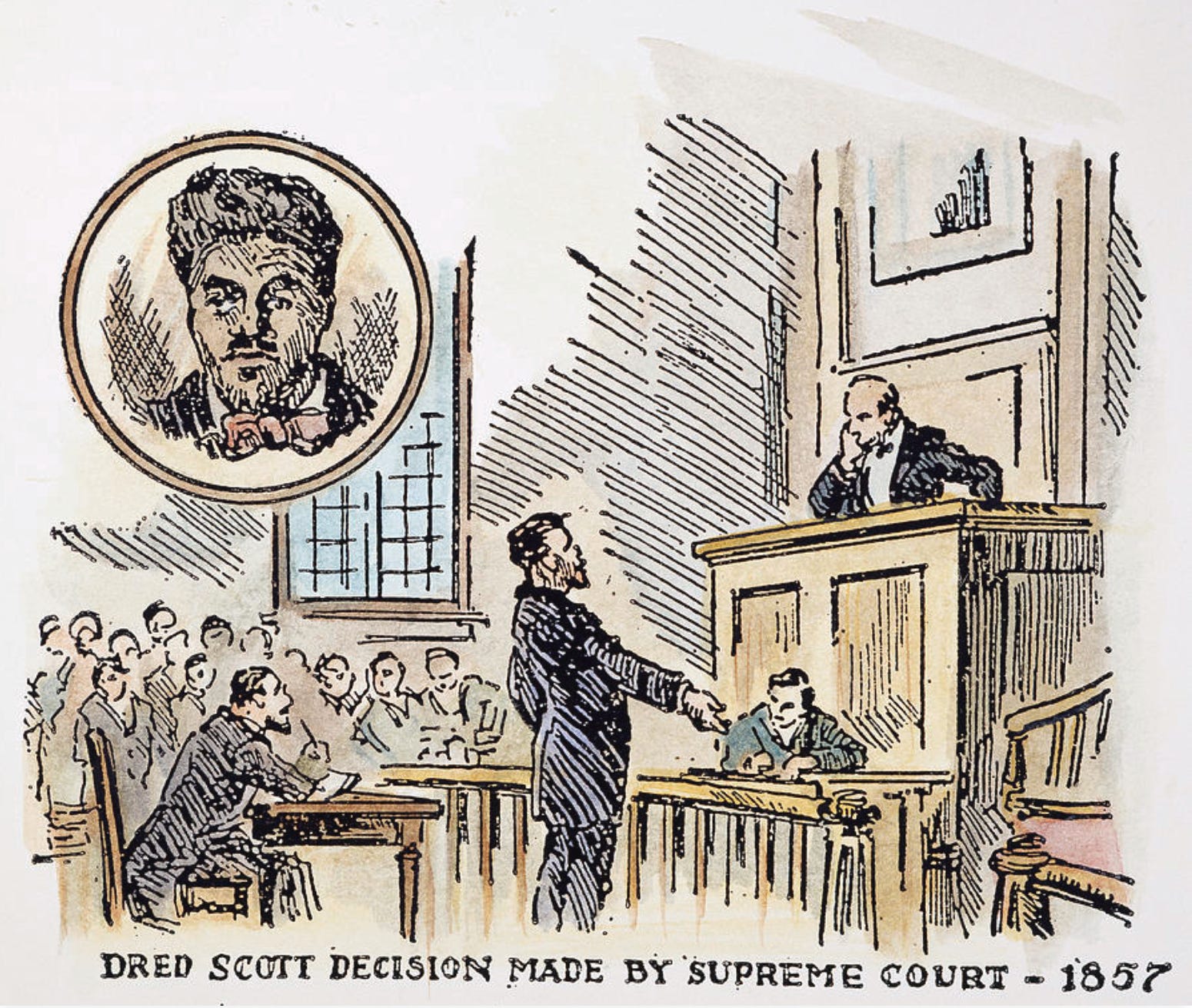 When did the dred scott 2025 decision happen