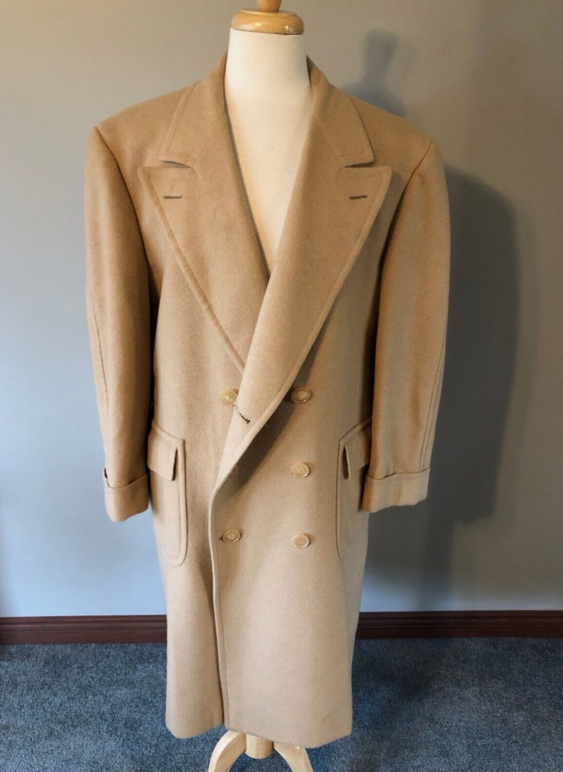 Brooks brothers camel coat hot sale