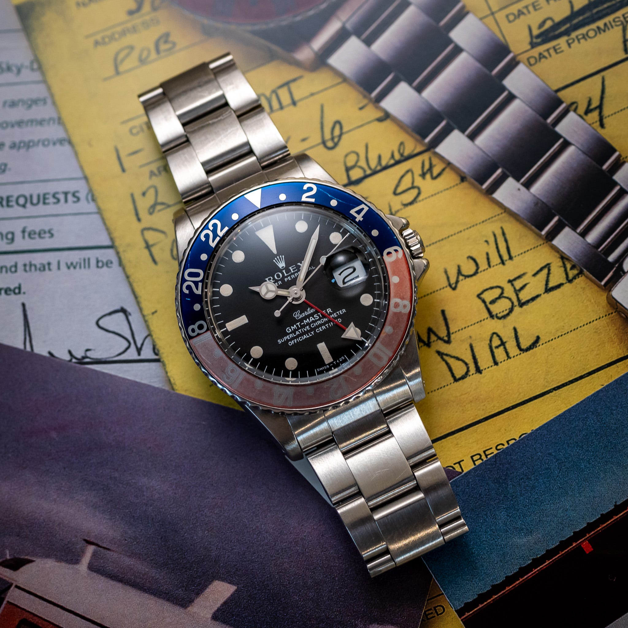 Rolex gmt hand stack cheap