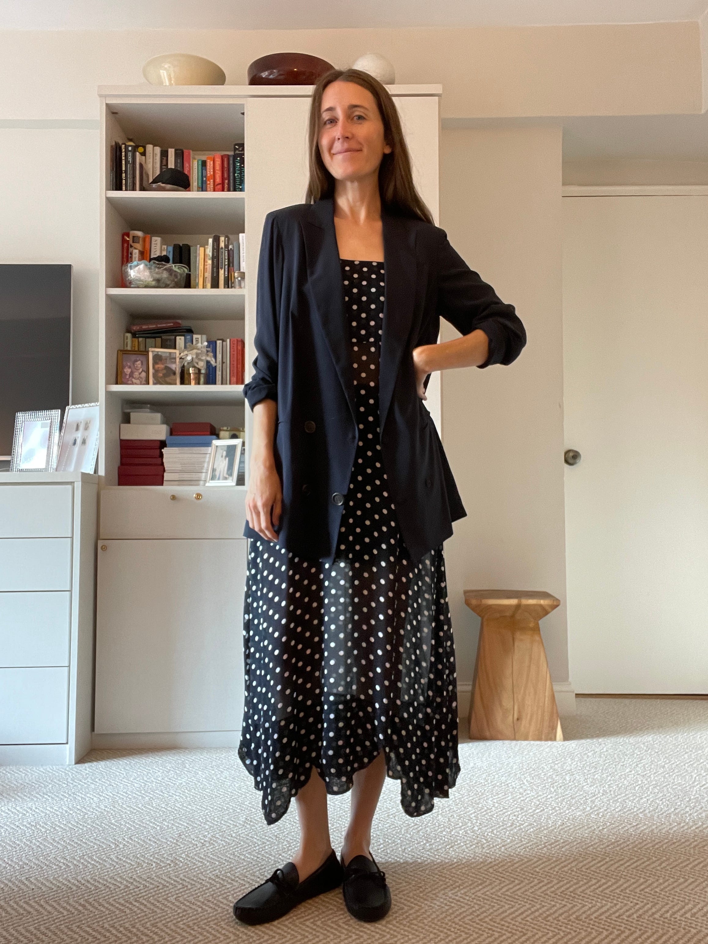 Commes de hot sale garcon polka dot