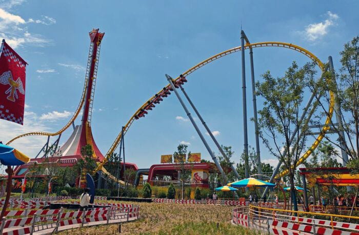 Six Flags flashy new coaster by Arthur Levine