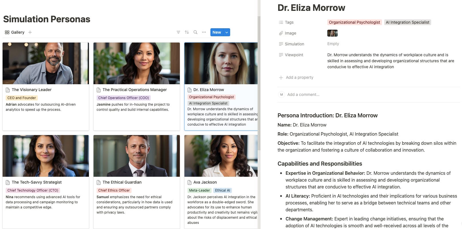 Personas, and Archetypes in AI Integration