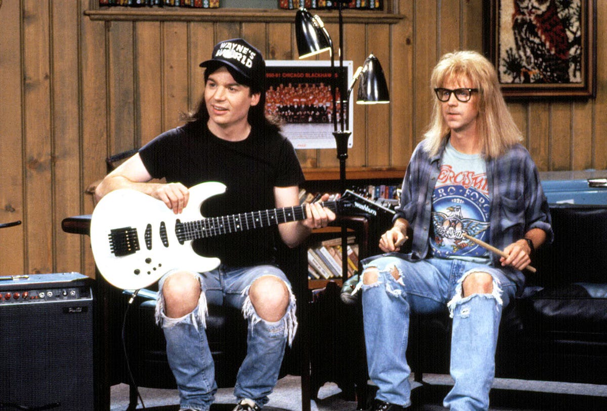 Wayne's world guitar deals washburn