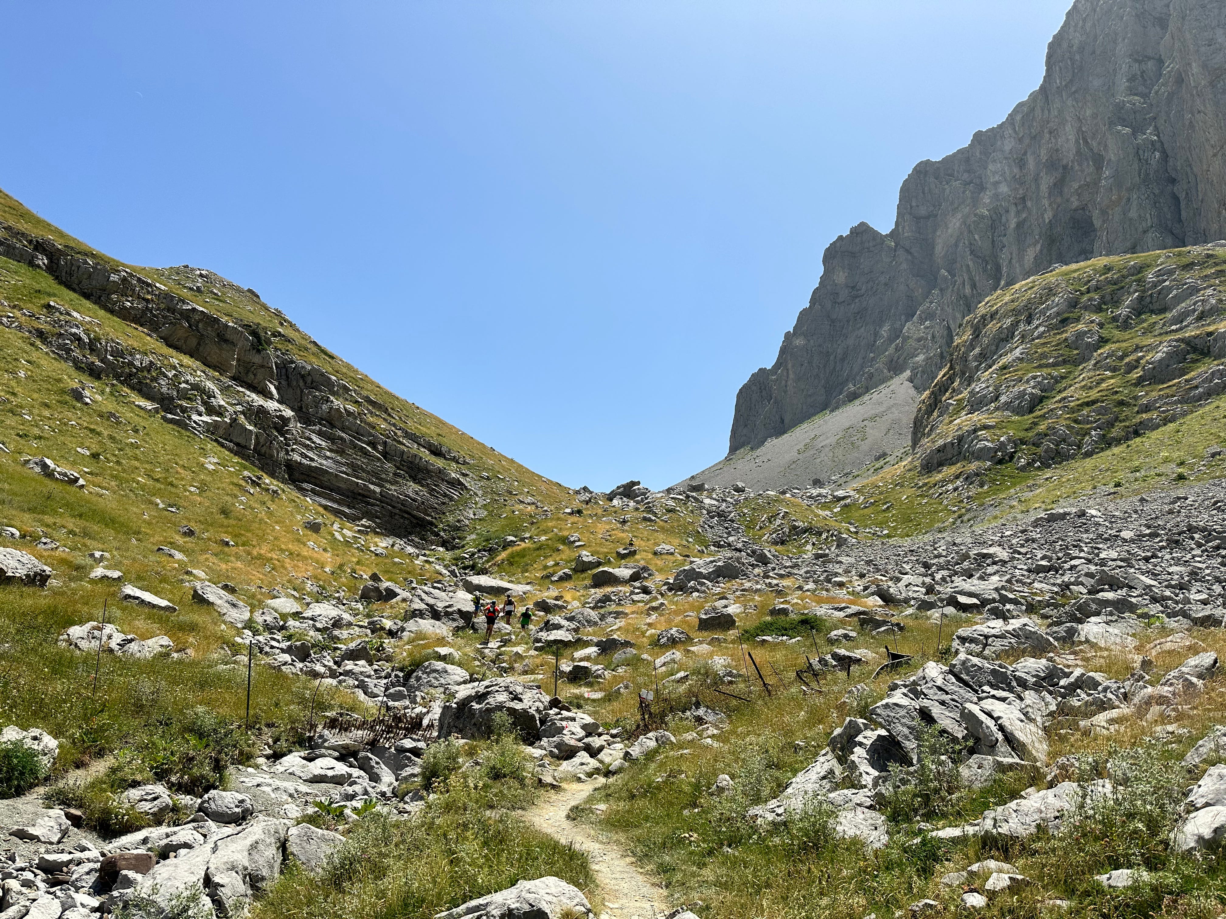 Mountain Running in a Heat Wave by Henriette Lazaridis