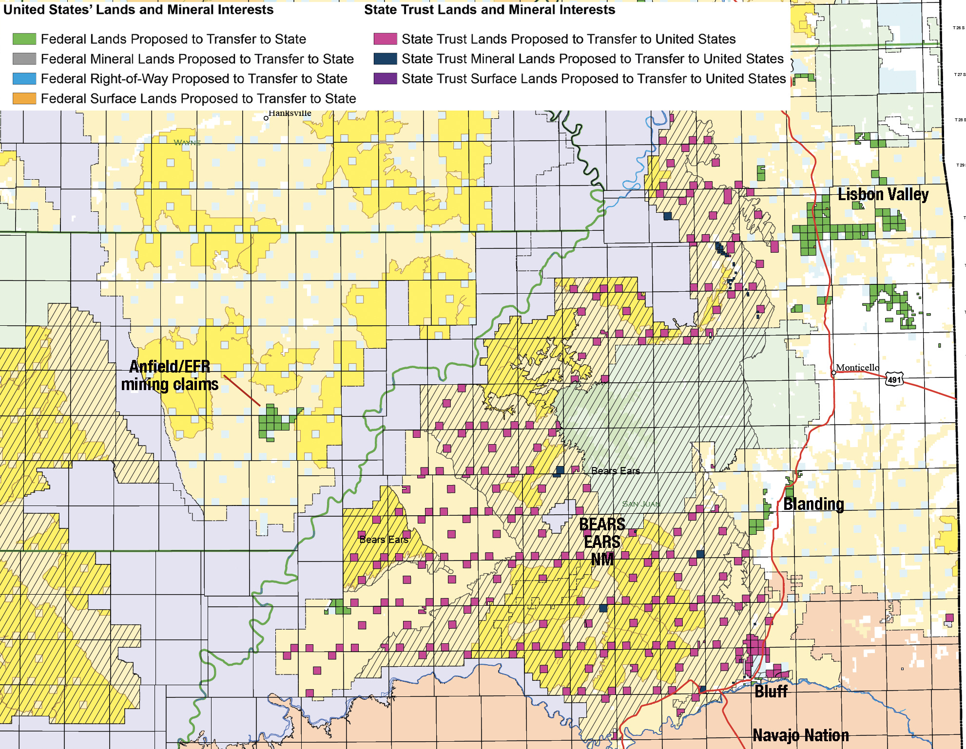 Bears Ears land exchange and lawsuit advance