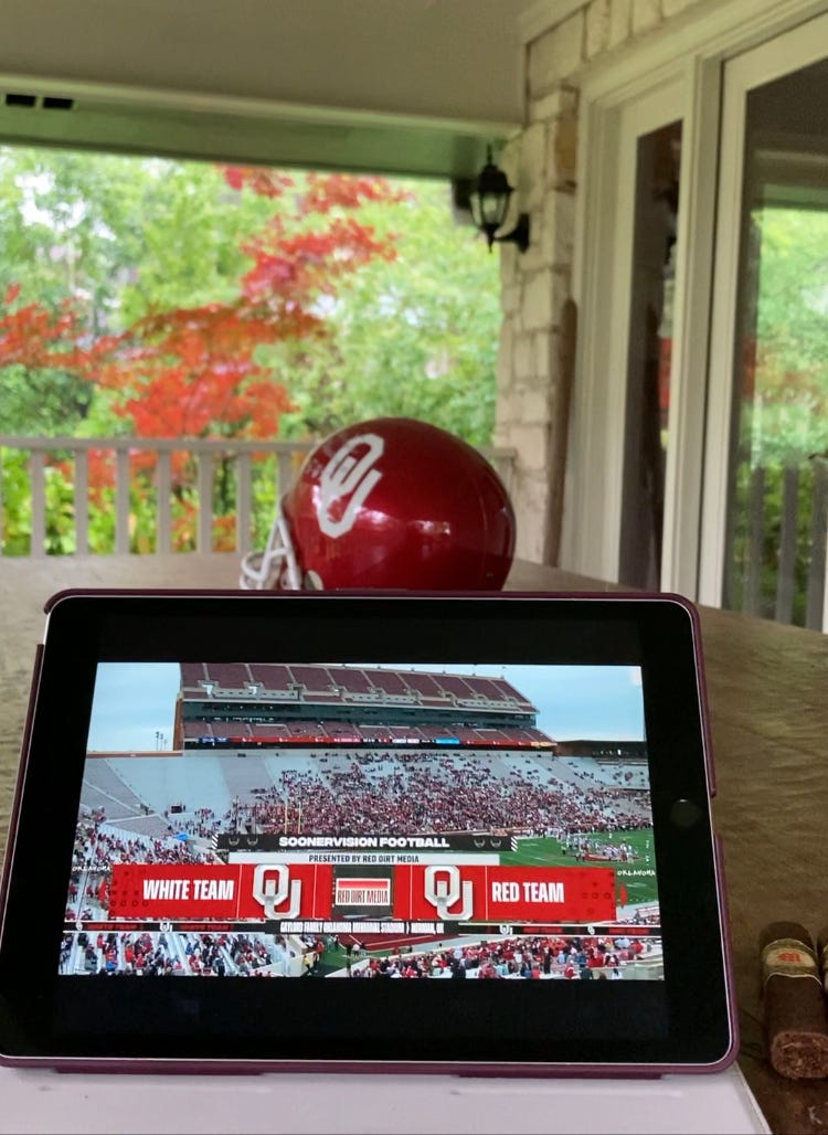 Oklahoma Spring Game Recap by G.W. Hail G.W.’s Substack